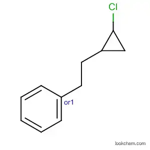 Molecular Structure of 62893-56-5 (Benzene, [2-(2-chlorocyclopropyl)ethyl]-, cis-)