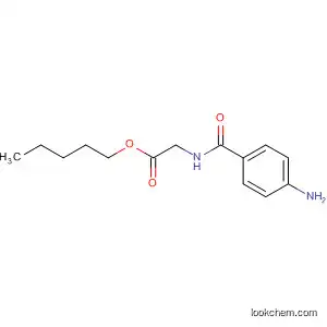 Molecular Structure of 62903-53-1 (Glycine, N-(4-aminobenzoyl)-, pentyl ester)