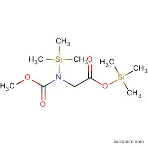 Molecular Structure of 62935-83-5 (Glycine, N-(methoxycarbonyl)-N-(trimethylsilyl)-, trimethylsilyl ester)