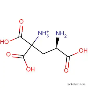 Molecular Structure of 62965-14-4 (1,1,3-Propanetricarboxylic acid, 3-amino-, monoammonium salt, (R)-)