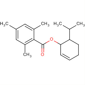 Benzoic acid, 2,4,6-trimethyl-, 6-(1-methylethyl)-2-cyclohexen-1-yl ester,
trans-