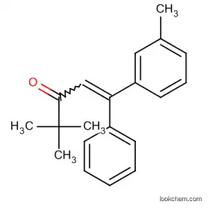 Molecular Structure of 63382-95-6 (1-Penten-3-one, 4,4-dimethyl-1-(3-methylphenyl)-1-phenyl-)