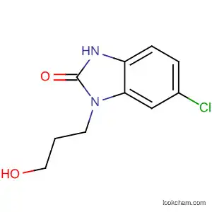 Molecular Structure of 63387-93-9 (2H-Benzimidazol-2-one, 6-chloro-1,3-dihydro-1-(3-hydroxypropyl)-)