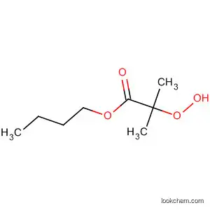 Molecular Structure of 63488-63-1 (Propanoic acid, 2-hydroperoxy-2-methyl-, butyl ester)