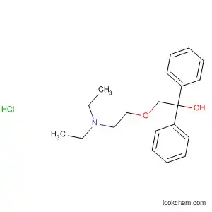 Molecular Structure of 63624-03-3 (Benzenemethanol, a-[[2-(diethylamino)ethoxy]methyl]-a-phenyl-,
hydrochloride)