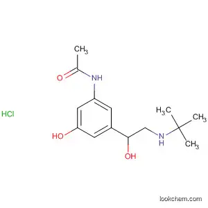Molecular Structure of 63660-09-3 (Acetamide,
N-[3-[2-[(1,1-dimethylethyl)amino]-1-hydroxyethyl]-5-hydroxyphenyl]-,
monohydrochloride)