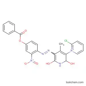 Molecular Structure of 63695-53-4 (1,3'-Bipyridinium,
5'-[[4-(benzoyloxy)-2-nitrophenyl]azo]-1',2'-dihydro-6'-hydroxy-4'-methyl-
2'-oxo-, chloride)