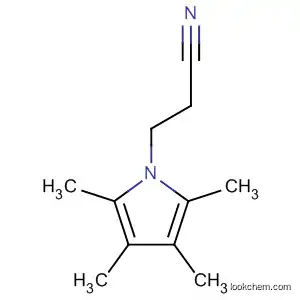 Molecular Structure of 63708-72-5 (1H-Pyrrole-1-propanenitrile, 2,3,4,5-tetramethyl-)