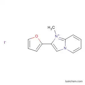 Imidazo[1,2-a]pyridinium, 2-(2-furanyl)-1-methyl-, iodide