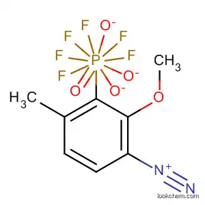 Molecular Structure of 63762-77-6 (Benzenediazonium, 2-methoxy-4-methyl-, hexafluorophosphate(1-))