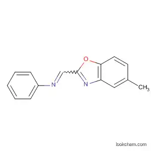 Molecular Structure of 63842-08-0 (Benzenamine, N-[(5-methyl-2-benzoxazolyl)methylene]-)