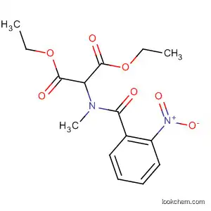 Molecular Structure of 63931-27-1 (Propanedioic acid, [methyl(2-nitrobenzoyl)amino]-, diethyl ester)