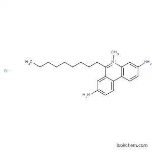 Molecular Structure of 63975-19-9 (Phenanthridinium, 3,8-diamino-5-methyl-6-nonyl-, chloride)