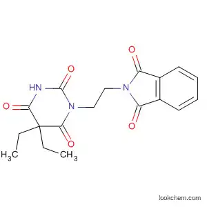 Molecular Structure of 63986-34-5 (2,4,6(1H,3H,5H)-Pyrimidinetrione,
1-[2-(1,3-dihydro-1,3-dioxo-2H-isoindol-2-yl)ethyl]-5,5-diethyl-)