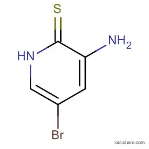 Molecular Structure of 64007-61-0 (2(1H)-Pyridinethione, 3-amino-5-bromo-)