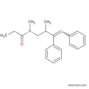 Molecular Structure of 64080-76-8 (Propanamide, N-methyl-N-(2-methyl-3,4-diphenyl-3-butenyl)-)