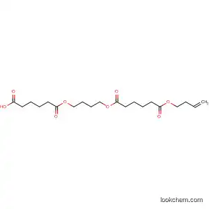 Molecular Structure of 64084-46-4 (Hexanedioic acid, 1-(3-butenyl) 6-[4-[[5-carboxy-1-oxopentyl]oxy]butyl]
ester)