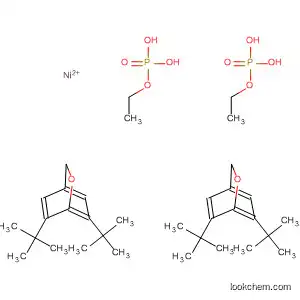 Molecular Structure of 64164-68-7 (Phosphoric acid,
mono[[3,5-bis(1,1-dimethylethyl)-4-hydroxyphenyl]methyl] monoethyl
ester, nickel(2+) salt (2:1))