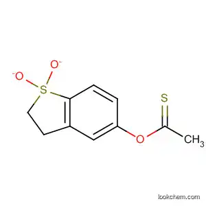 Molecular Structure of 64260-75-9 (Ethanethioic acid, S-(2,3-dihydro-1,1-dioxidobenzo[b]thien-5-yl) ester)