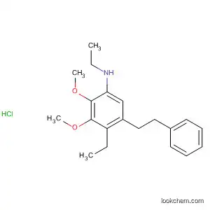 Molecular Structure of 64339-77-1 (Benzeneethanamine, N-ethyl-3,4-dimethoxy-N-(2-phenylethyl)-,
hydrochloride)