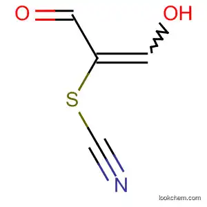 Molecular Structure of 64371-80-8 (Thiocyanic acid, 1-formyl-2-hydroxyethenyl ester)