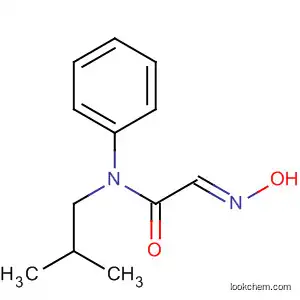 Molecular Structure of 64437-69-0 (Acetamide, 2-(hydroxyimino)-N-(2-methylpropyl)-N-phenyl-, (E)-)