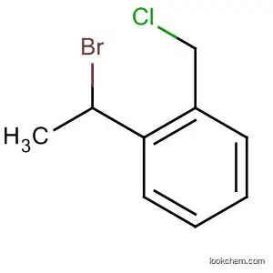 Molecular Structure of 64449-66-7 (Benzene, 1-(1-bromoethyl)-2-(chloromethyl)-)