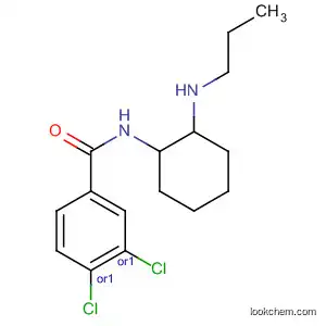 Molecular Structure of 67579-48-0 (Benzamide, 3,4-dichloro-N-[2-(ethylmethylamino)cyclohexyl]-, trans-)
