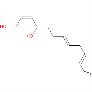 Molecular Structure of 69841-58-3 (2,7,10-Dodecatriene-1,4-diol, (Z,E,E)-)