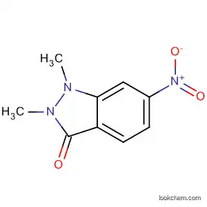 Molecular Structure of 716-36-9 (3H-Indazol-3-one, 1,2-dihydro-1,2-dimethyl-6-nitro-)