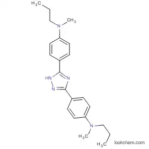 Molecular Structure of 71727-76-9 (Benzenamine, 4,4'-(1H-1,2,4-triazole-3,5-diyl)bis[N-methyl-N-propyl-)