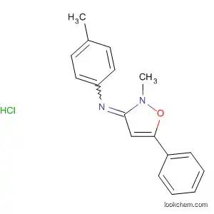Benzenamine, 4-methyl-N-(2-methyl-5-phenyl-3(2H)-isoxazolylidene)-,
monohydrochloride