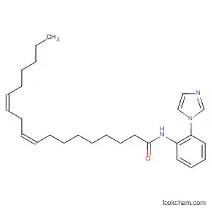 Molecular Structure of 72488-24-5 (9,12-Octadecadienamide, N-[2-(1H-imidazol-1-yl)phenyl]-, (Z,Z)-)