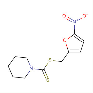 1-Piperidinecarbodithioic acid, (5-nitro-2-furanyl)methyl ester