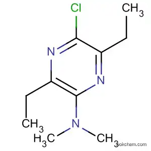 Molecular Structure of 73444-18-5 (Pyrazinamine, 5-chloro-3,6-diethyl-N,N-dimethyl-)
