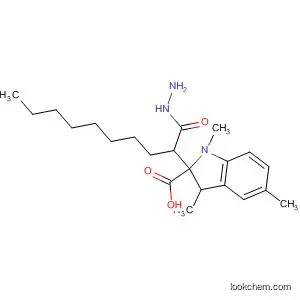 Molecular Structure of 73570-88-4 (1H-Indole-2-carboxylic acid, 1,3,5-trimethyl-, 2-decylhydrazide)