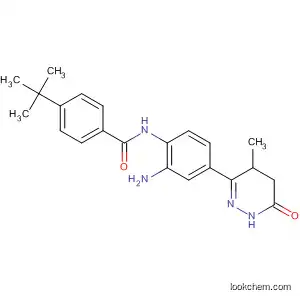 Benzamide,
N-[2-amino-4-(1,4,5,6-tetrahydro-4-methyl-6-oxo-3-pyridazinyl)phenyl]-4
-(1,1-dimethylethyl)-