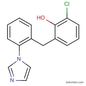 Molecular Structure of 74402-79-2 (Phenol, 2-chloro-6-(di-1H-imidazol-1-ylphenylmethyl)-)
