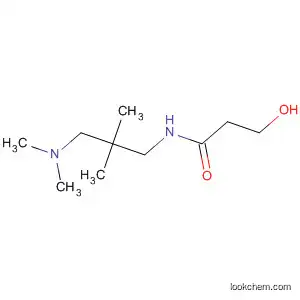 Molecular Structure of 75005-60-6 (Propanamide, N-[3-(dimethylamino)-2,2-dimethylpropyl]-3-hydroxy-)