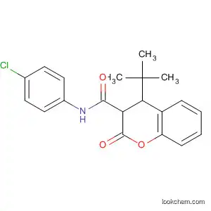 Molecular Structure of 75616-90-9 (2H-1-Benzopyran-3-carboxamide,
N-(4-chlorophenyl)-4-(1,1-dimethylethyl)-3,4-dihydro-2-oxo-)