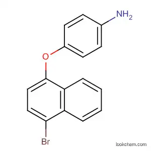Benzenamine, 4-[(4-bromo-1-naphthalenyl)oxy]-