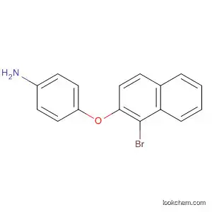 Molecular Structure of 76590-31-3 (Benzenamine, 4-[(1-bromo-2-naphthalenyl)oxy]-)