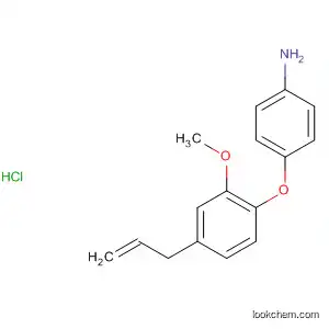 Molecular Structure of 76936-57-7 (Benzenamine, 4-[2-methoxy-4-(2-propenyl)phenoxy]-, hydrochloride)