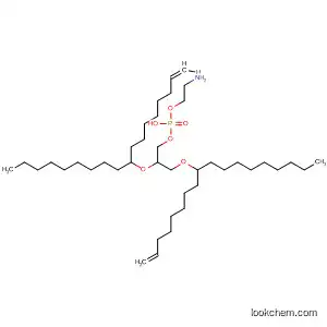 Molecular Structure of 7736-17-6 (Phosphoric acid, mono(2-aminoethyl)
mono[2,3-bis(9-octadecenyloxy)propyl] ester, (Z,Z)-)