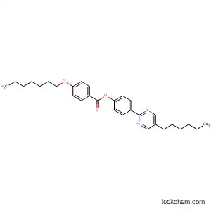 Benzoic acid, 4-(heptyloxy)-, 4-(5-hexyl-2-pyrimidinyl)phenyl ester