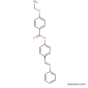 Molecular Structure of 77923-03-6 (Benzoic acid, 4-ethoxy-, 4-[(phenylimino)methyl]phenyl ester)