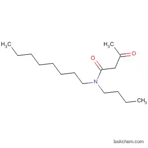 Molecular Structure of 78553-66-9 (Butanamide, N-butyl-N-octyl-3-oxo-)