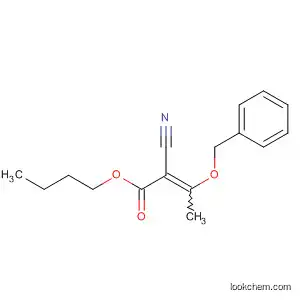 2-Butenoic acid, 2-cyano-3-(phenylmethoxy)-, butyl ester
