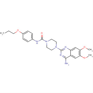 1-Piperazinecarboxamide,  4-(4-amino-6,7-dimethoxy-2-quinazolinyl)-N-(4-propoxyphenyl)-