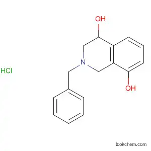 Molecular Structure of 79677-16-0 (4,8-Isoquinolinediol, 1,2,3,4-tetrahydro-2-(phenylmethyl)-, hydrochloride)